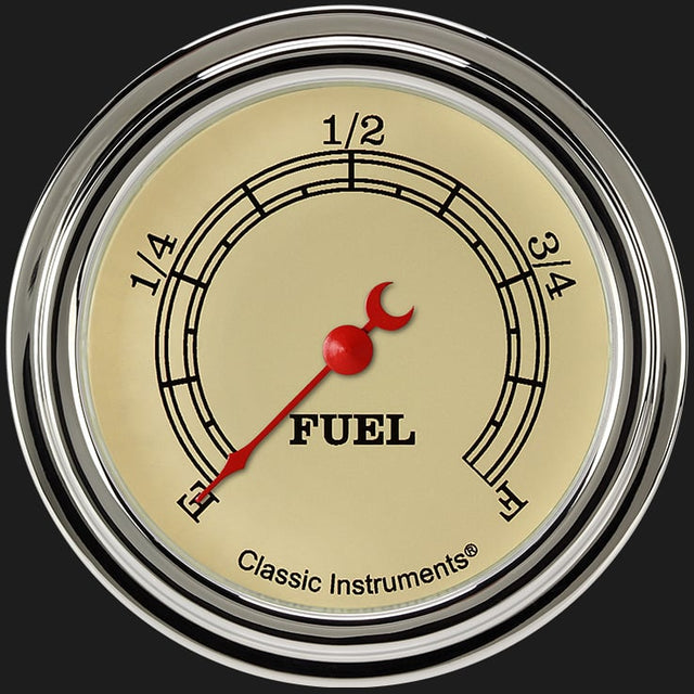 Classic Instruments Vintage 2 5/8" Fuel Gauge - VT309SLF