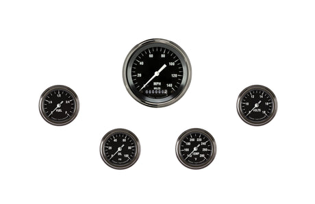 Classic Instruments Hot Rod Five Gauge Set 100 - HR100SLF