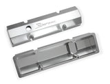 Holley 890010 Sniper Valve Cover - Fabricated Aluminum - SBC - Perim Bolt - Flat - Anodized