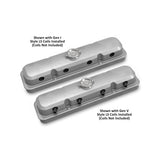 Holley 241-190 2-Piece Pontiac Style Valve Cover - Gen III/IV LS - Natural