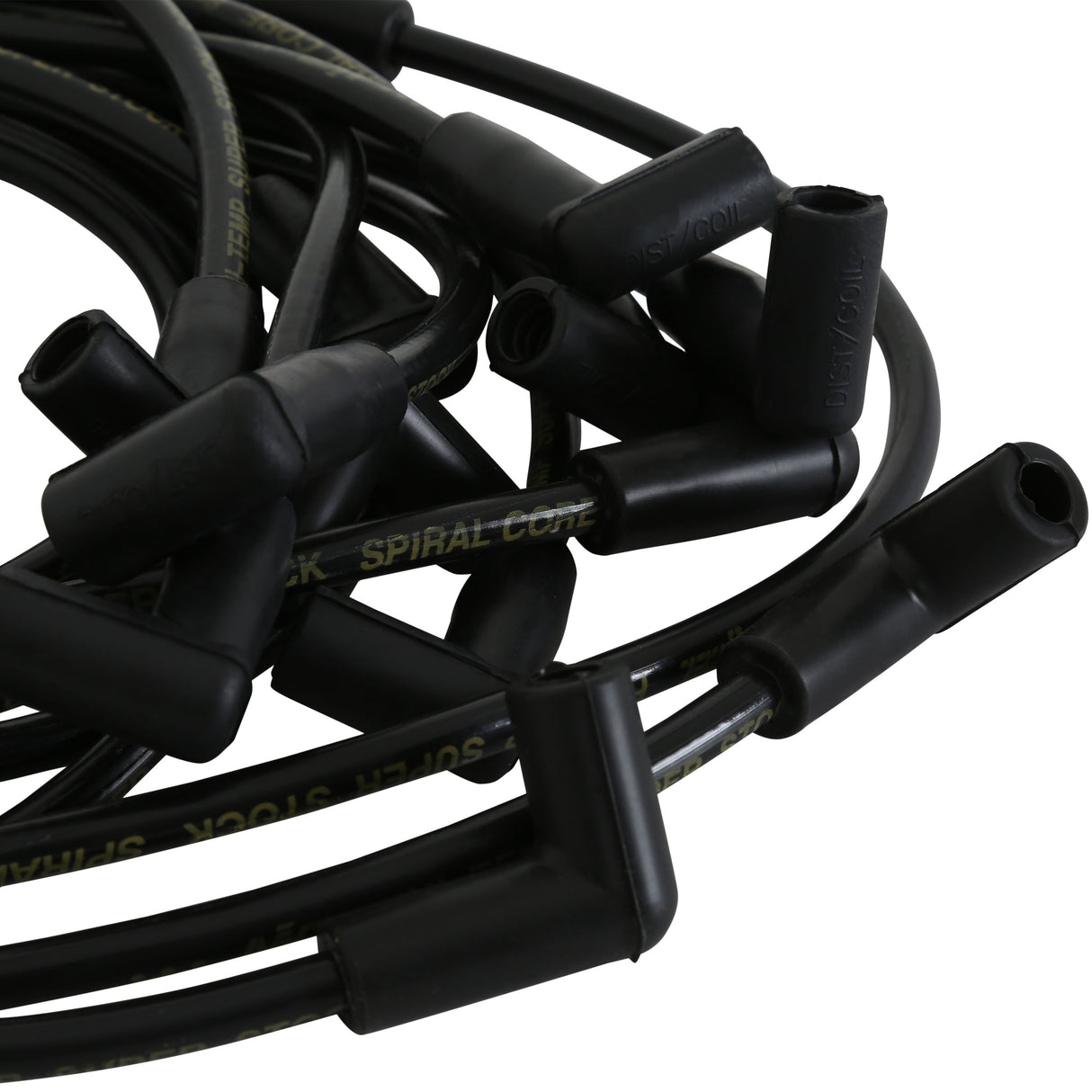 ACCEL Spark Plug Wires - 8mm SUPER STOCK SPIRAL CUST BK - 5050K