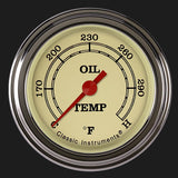 Classic Instruments Vintage 2 1/8" Oil Temperature Gauge - VT128SLF