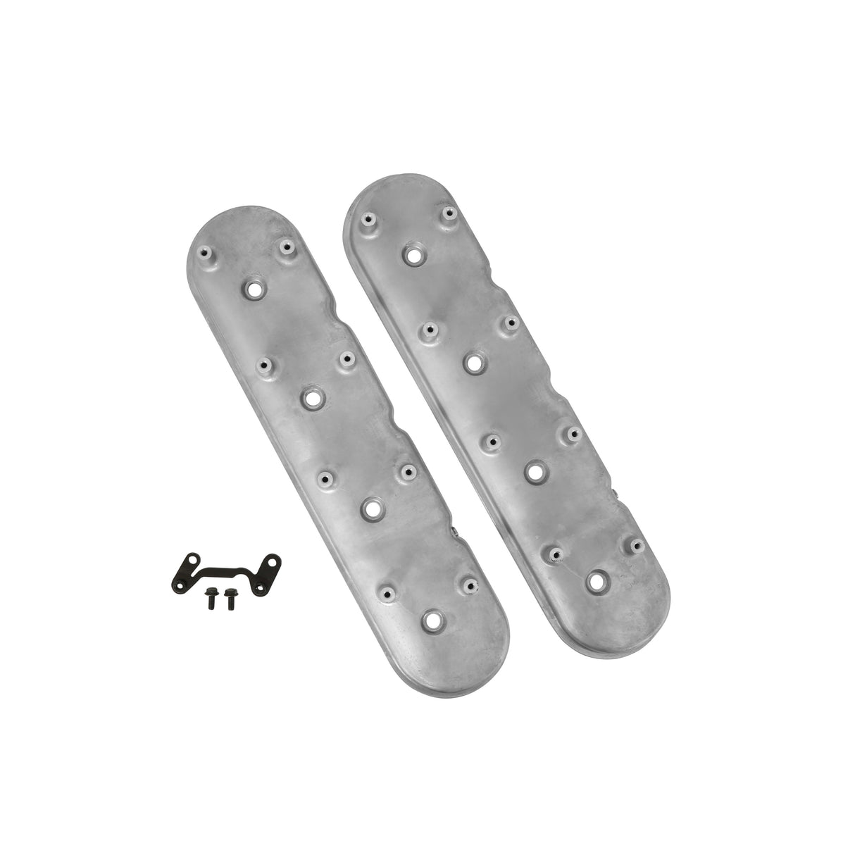 Holley 241-92 Standard Height LS Valve Covers for Dry Sump Applications - Natural Cast