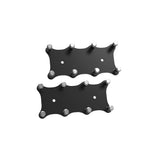 Holley 561-128 EFI Ignition Coil Remote Relocation Bracket, Black Finish, Pair