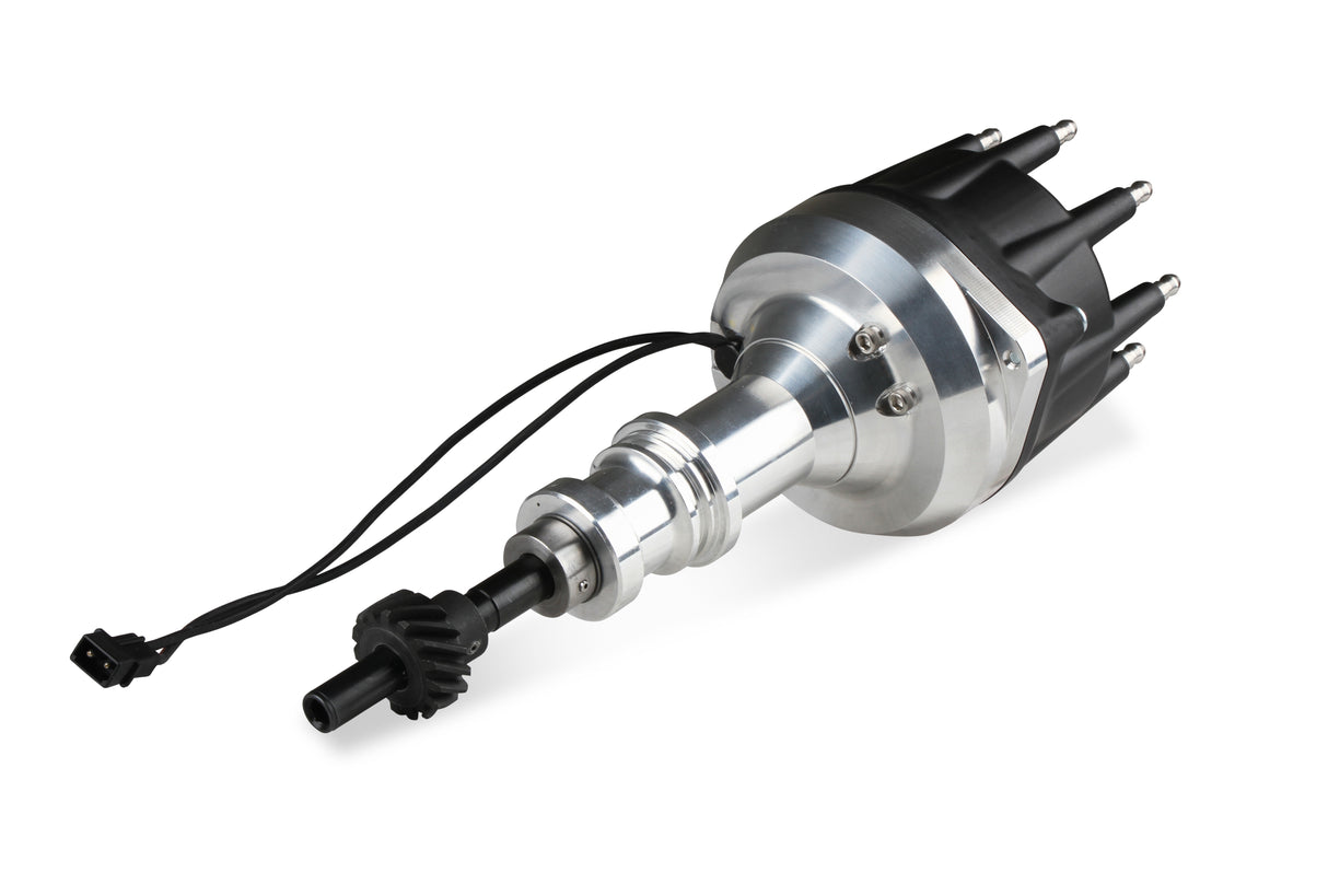 MSD Distributor Ford 289-302, Pro Billet, Small Black Cap, Steel Gear - 857951