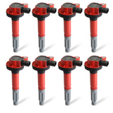 MSD Ignition Coil - Blaster - Ford 5.0L Coyote - Red - 8-Pack - 82488