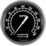 Classic Instruments Traditional 3" Speedometer Gauge (200 KPH) - TR59SLC