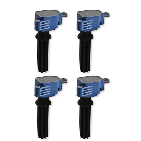 MSD Ignition Coil - Ford EcoBoost - 2.0L/2.3L L4 - Blue - 4-Pack - 825945