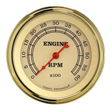 Classic Instruments Vintage 3" Tachometer Gauge (6000 RPM) - VT60GLF