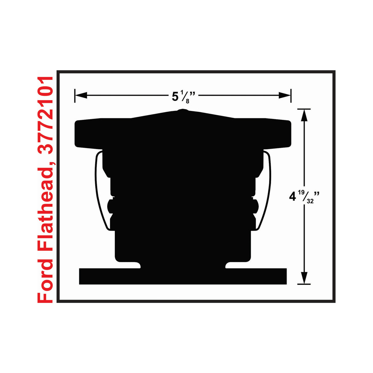 Mallory Unilite, 3-Bolt Ford Flathead - 3772101