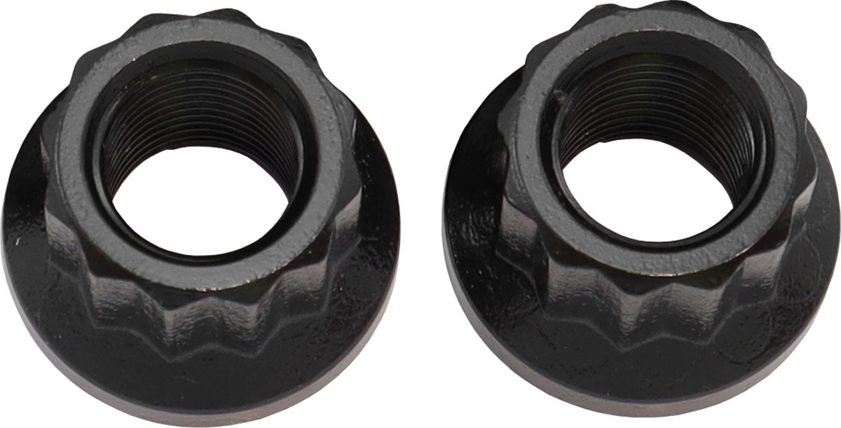 Aeroflow 12-Point Nuts, Chrome Moly Black Oxide, 2-Pack - AF34-32-0011-2 AF34-32-0011-2