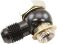 Aeroflow 9/16"-18 NPSM Short Stainless Steel Banjo Bolt and Aluminium -6AN Banjo - AF399-06 AF399-06