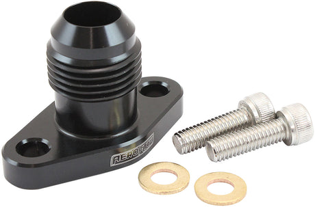 Aeroflow Mitsubishi 4G63 Oil Pan Turbo Oil Drain Adapter Suit Mitsubishi 4G63 engines in Evo 4-9 with factory OEM oil pan - AF463-28 AF463-28