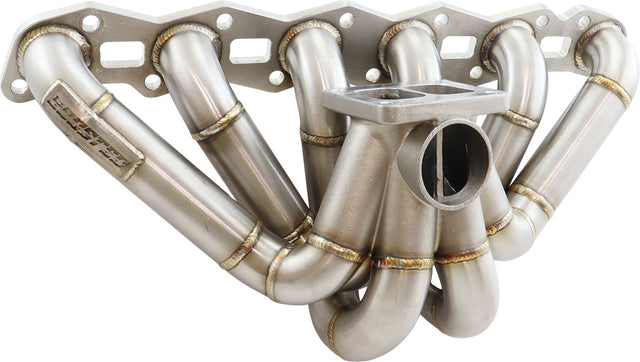 Aeroflow Boosted Nissan RB30 T4 Stainless Steel Turbo Manifold - AF8477-6000 AF8477-6000