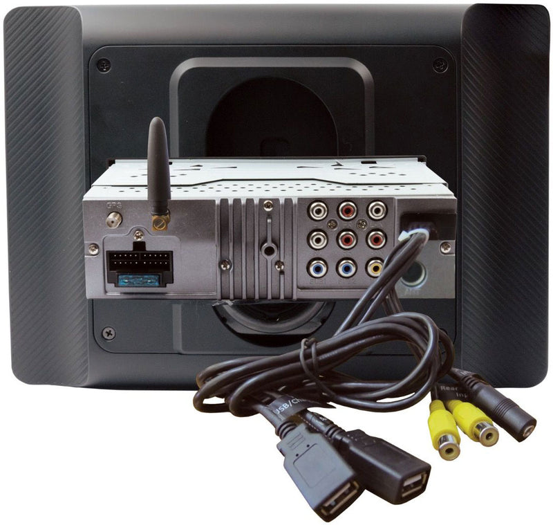 AutoMeter 8" DashPlay Connected Car Experience Audio System, Single DIN Wireless Android Auto and Apple Car Play (AU9125)