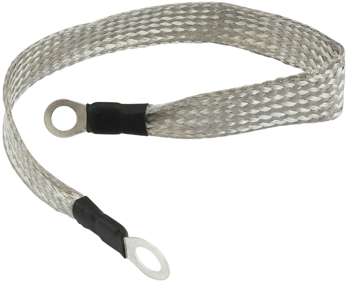Aeroflow Ground/Earth Strap - 400mm Long 5/16" and 3/8"Eyelet (AF49-1094) AF49-1094