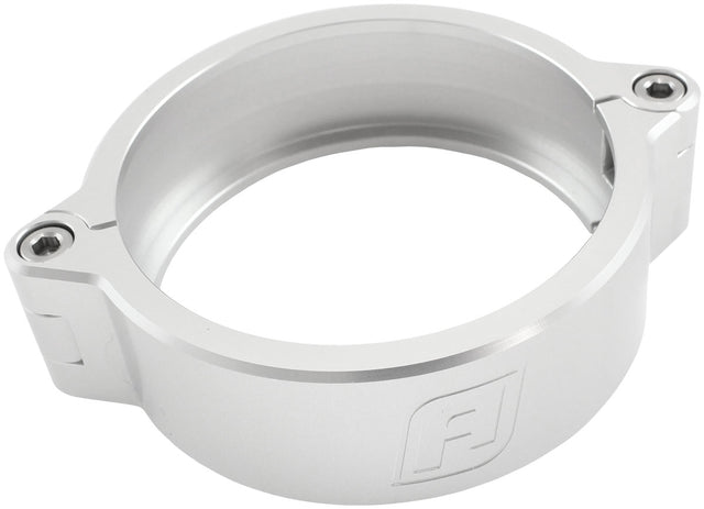 Aeroflow Replacement 4" Billet Intercooler Clamp - Silver Finish Clamp and Two Bolts Included (AF59-2640S) AF59-2640S