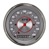 Classic Instruments Silver Series 3 3/8" Speedometer - SS59SLF