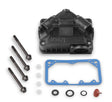 Holley 134-71HB Hard Core Gray Aluminum Center Hung "V" Bowl Kit - Primary