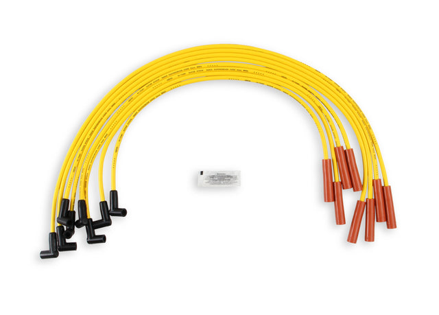 ACCEL Spark Plug Wire Set - Super Stock Graphite Core 8mm - Chevy / GMC 454 - Yellow - 4071