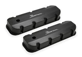 Holley 890004B Sniper Valve Cover - Fabricated Aluminum - BBC - Tall - Black