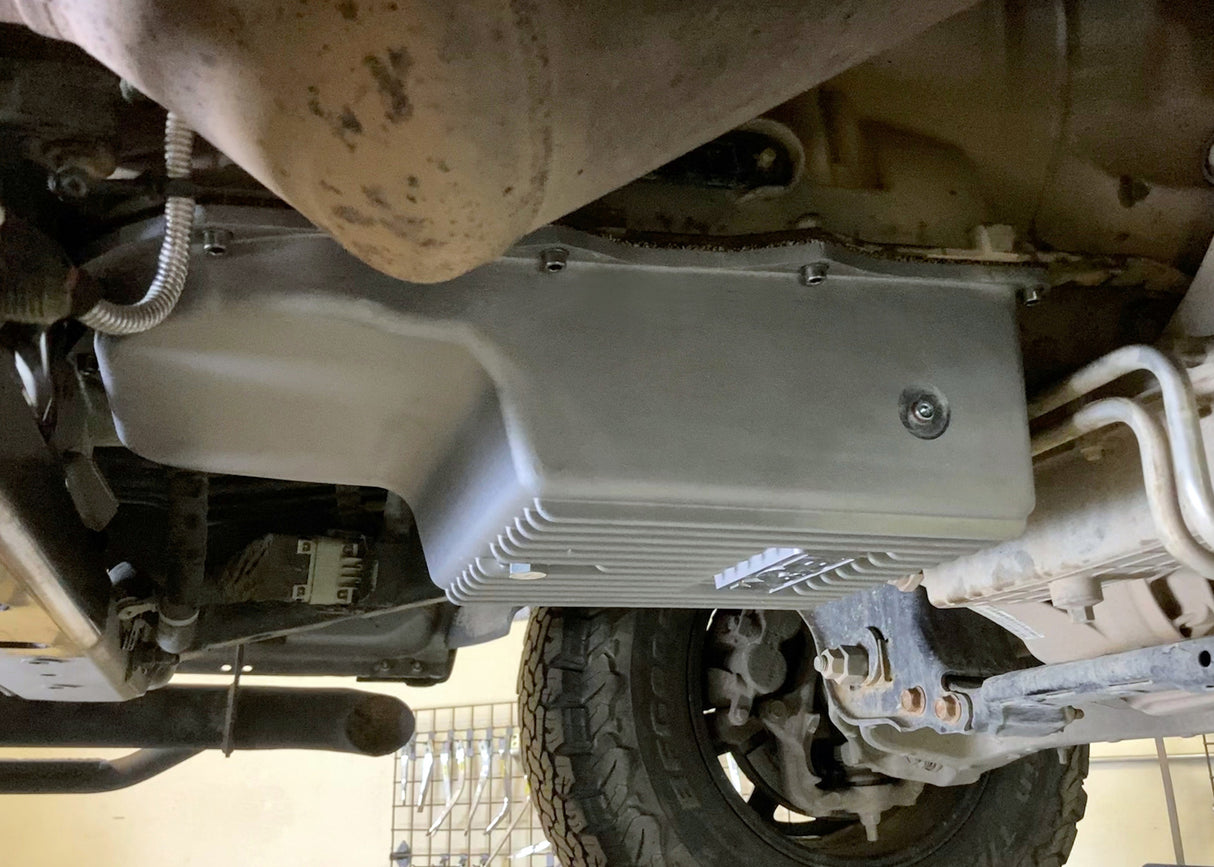 B&M Hi-Tek Deep Heavy Duty Transmission Pan - Aluminum - 70395