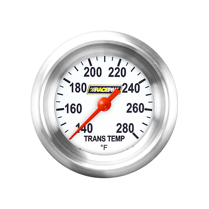 Classic Instruments Racepak 2-1/8" Full Sweep Transmission Temp Gauge Standard Performance Bezel - RP127WAPF