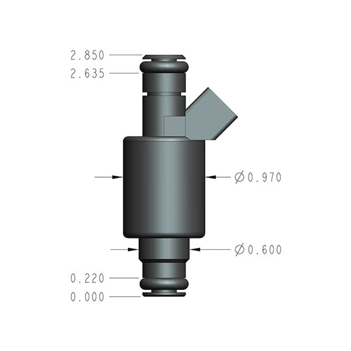Holley 522-481 Terminator X Fuel Injector - Individual