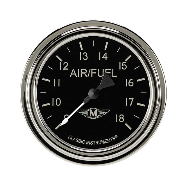 Classic Instruments Moal Bomber 2 5/8" Full sweep Air Fuel - MA394SLF