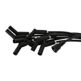Scott Drake 8mm Ford Logo Ignition Wires Black - C5OZ-12259-BK8