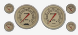 Classic Instruments Vintage 5" Speedo/Tach With 2-1/8" Fuel/Temp/Volt/Oil GM - VT51GLF