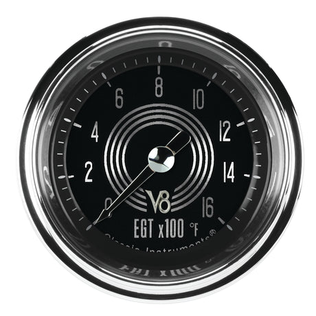 Classic Instruments V8 Speedster 2-1/8" Pyrometer FS - V8SR198SLC