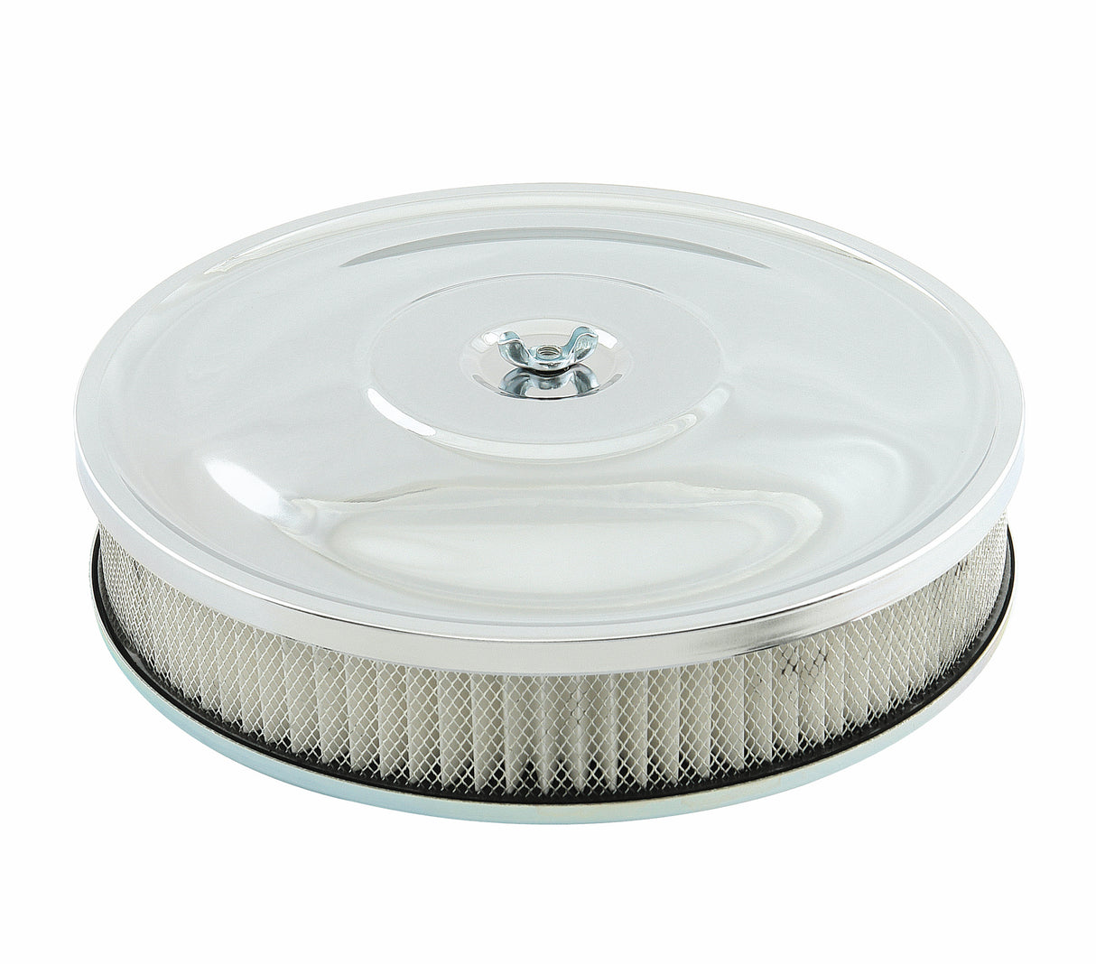 Mr Gasket Air Cleaner -10 Inch x 2 Inch Chrome - 9798