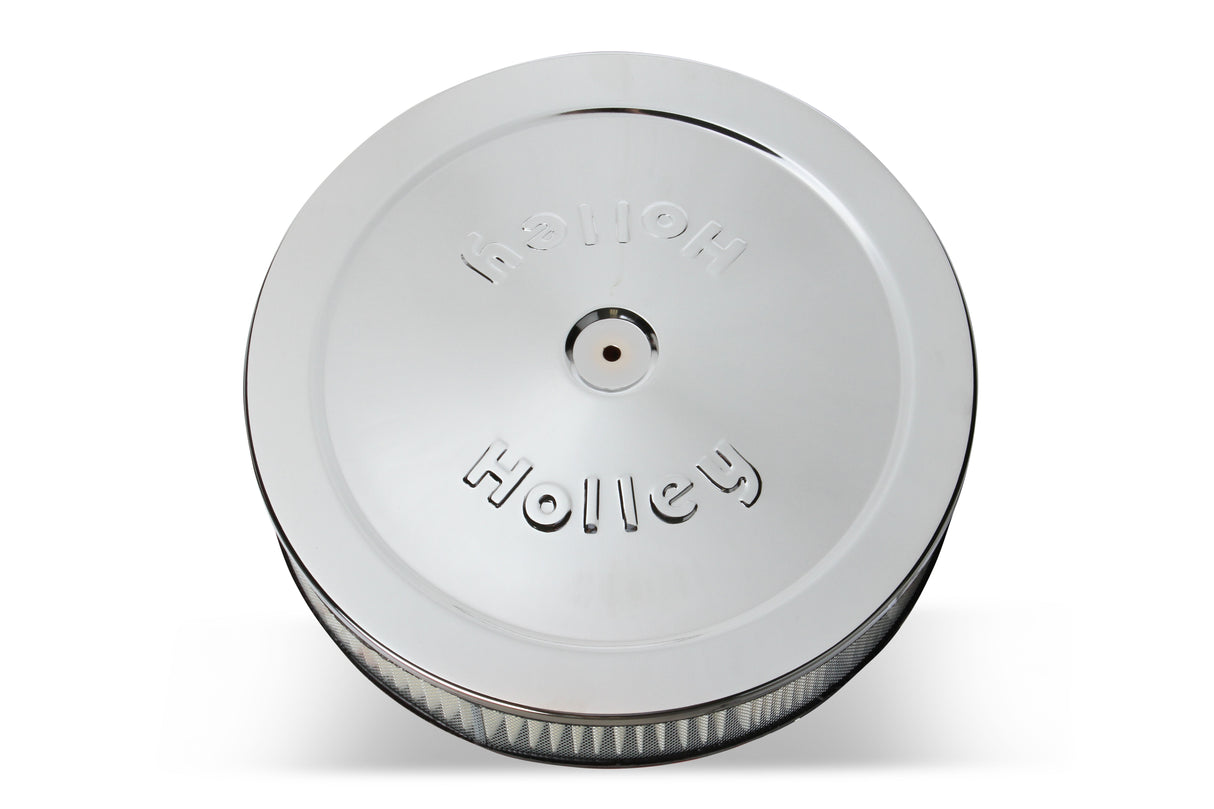 Holley 120-102 14" Chrome Round Air Cleaner