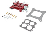 Quick Fuel Billet Throttle Body Assembly 1 3/4" Red with Steel Plates 12-850 - 12-850QFT