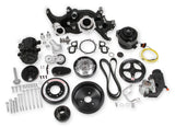 Holley 20-200BK Premium Mid-Mount Complete Accessory System - Gen V LT Engines - SFI Certified Damper - Black