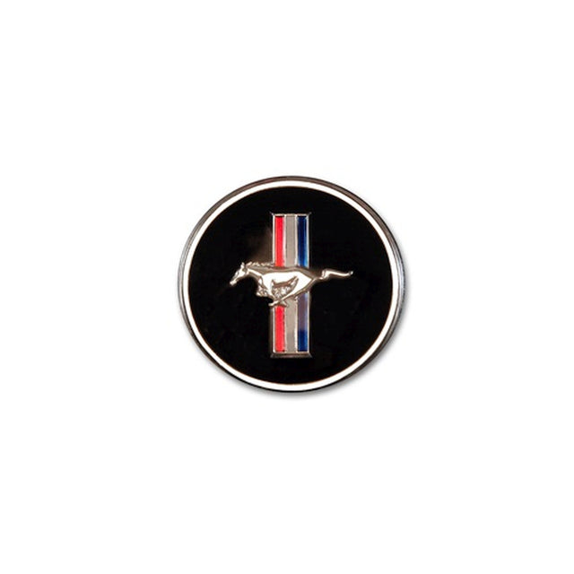 Scott Drake Horn Button and Dash Panel Emblem with Tri-Bar Logo - C7ZZ-65044A90-M