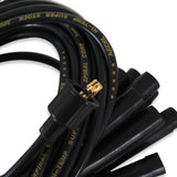 ACCEL Spark Plug Wire Set - 8mm - Universal - Black Wire with Black Straight Boots - 5040K