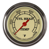 Classic Instruments Vintage 2-1/8" Cylinder Head Tempature Gauge - VT197SLF