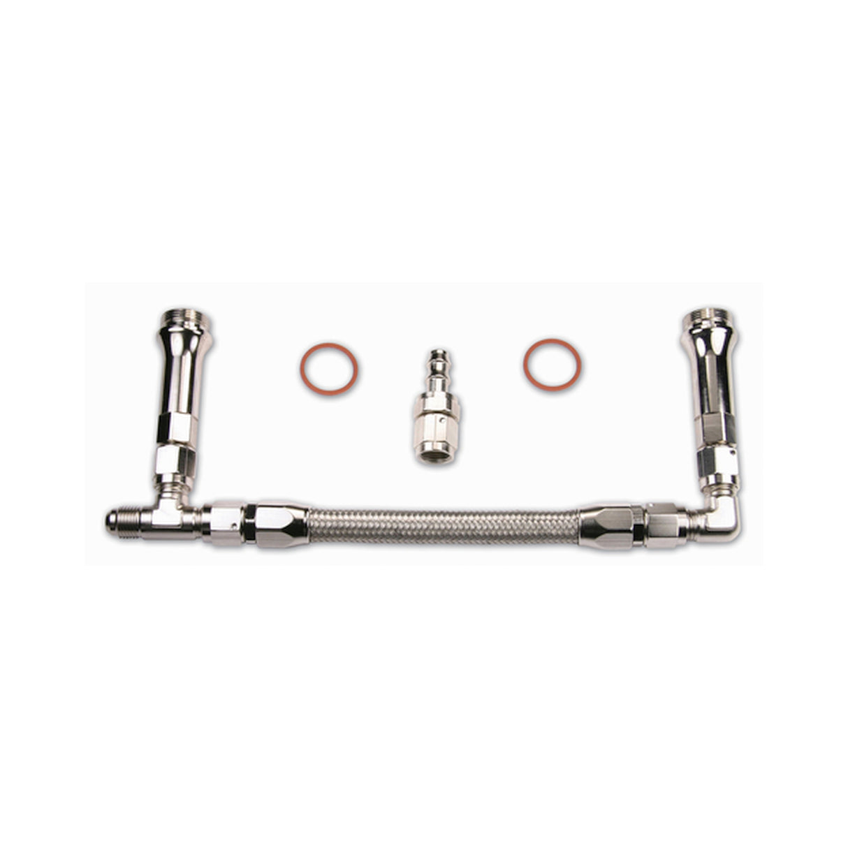 Quick Fuel SS Fuel Line #8AN Silver - 34-8000SSQFT