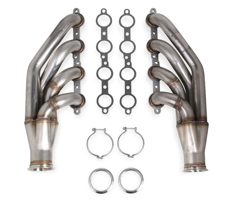 Flowtech LS Turbo Headers-Natural Finish - 11535FLT