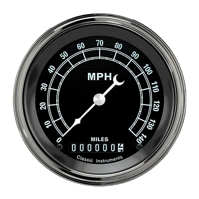 Classic Instruments Traditional 3 3/8" Speedometer - TR55SLF