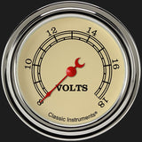 Classic Instruments Vintage 2 5/8" Voltage Gauge - VT330SLF