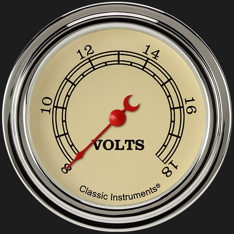 Classic Instruments Vintage 2 5/8" Voltage Gauge - VT330SLF