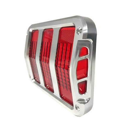 Scott Drake Sidewinder™ Billet Tail Light Bezels - B-13489-C