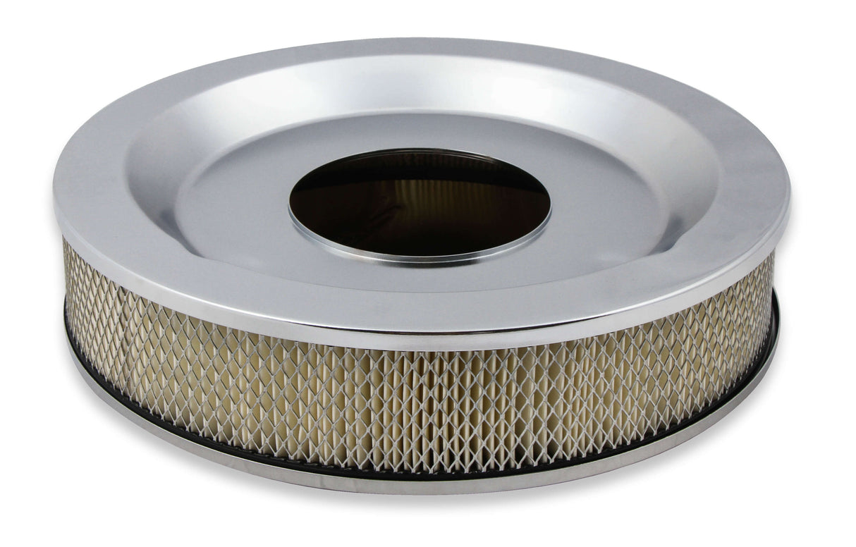 Holley 120-530 Sniper EFI Air Cleaner Assembly - 14" x 3" - Chrome