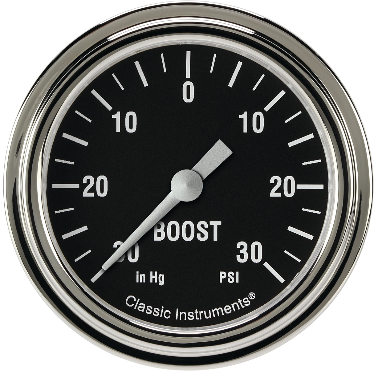 Classic Instruments Hot Rod 2-5/8" Boost/Vac Gauge - HR341SLF