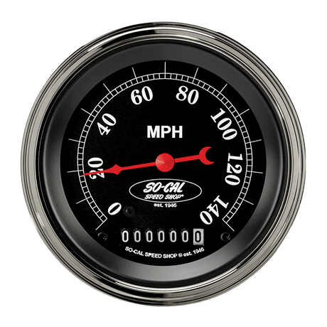 Classic Instruments So-Cal 3 3/8" Speedometer - SC55SLC