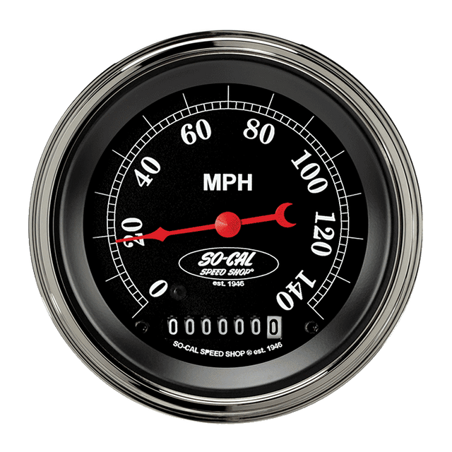 Classic Instruments So-Cal 3 3/8" Speedometer - SC55SLC