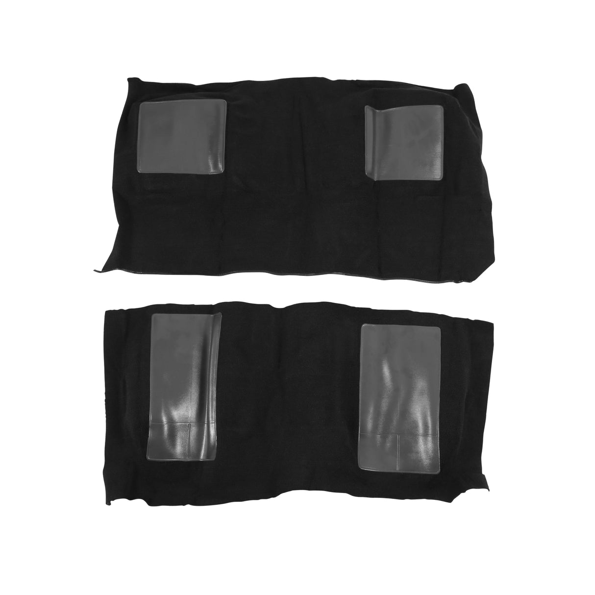 Scott Drake 1969 Mach 1 Carpet Kit (Black with 4 Black Inserts) - CAR69-M-BK-BK